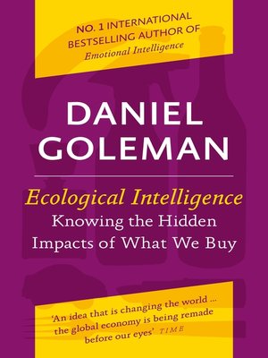 cover image of Ecological Intelligence